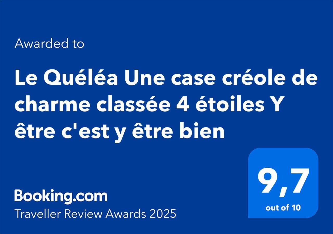 Le Quelea Une Case Creole De Charme Classee 4 Etoiles Y Etre C'Est Y Etre Bien Noël Exterior foto